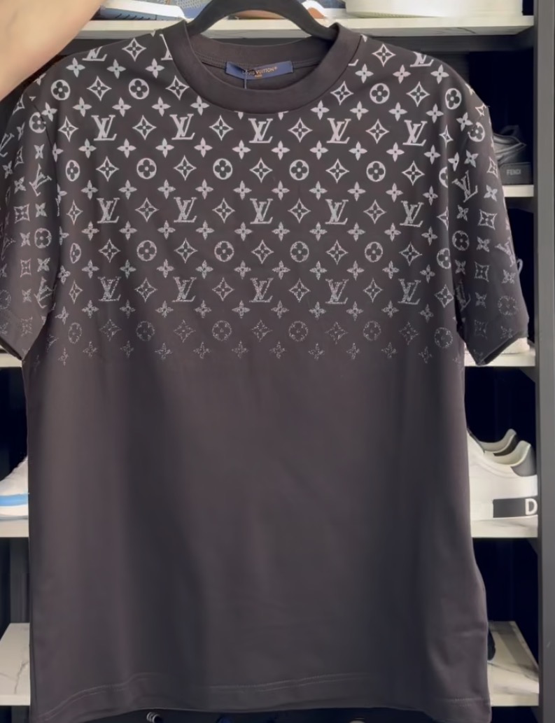 Camisa estampada gradient